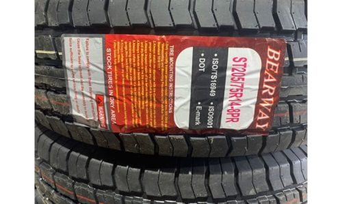 Bearway ST Radial 8ply ST205/75R14  (Trailer Tire)